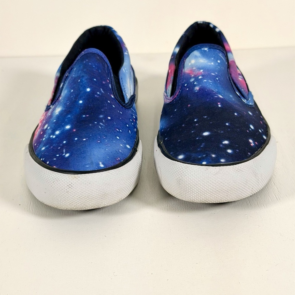 Airwalk Galaxy Celestial Space Nebula Slip-on Shoes Women's 8.5 Skate Emo Punk - Picture 4 of 8